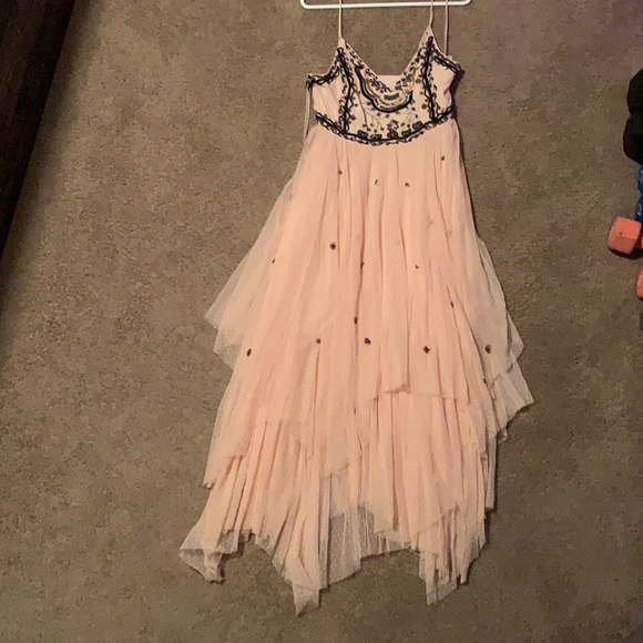 Nude Free People party dress - Picture 4 of 4